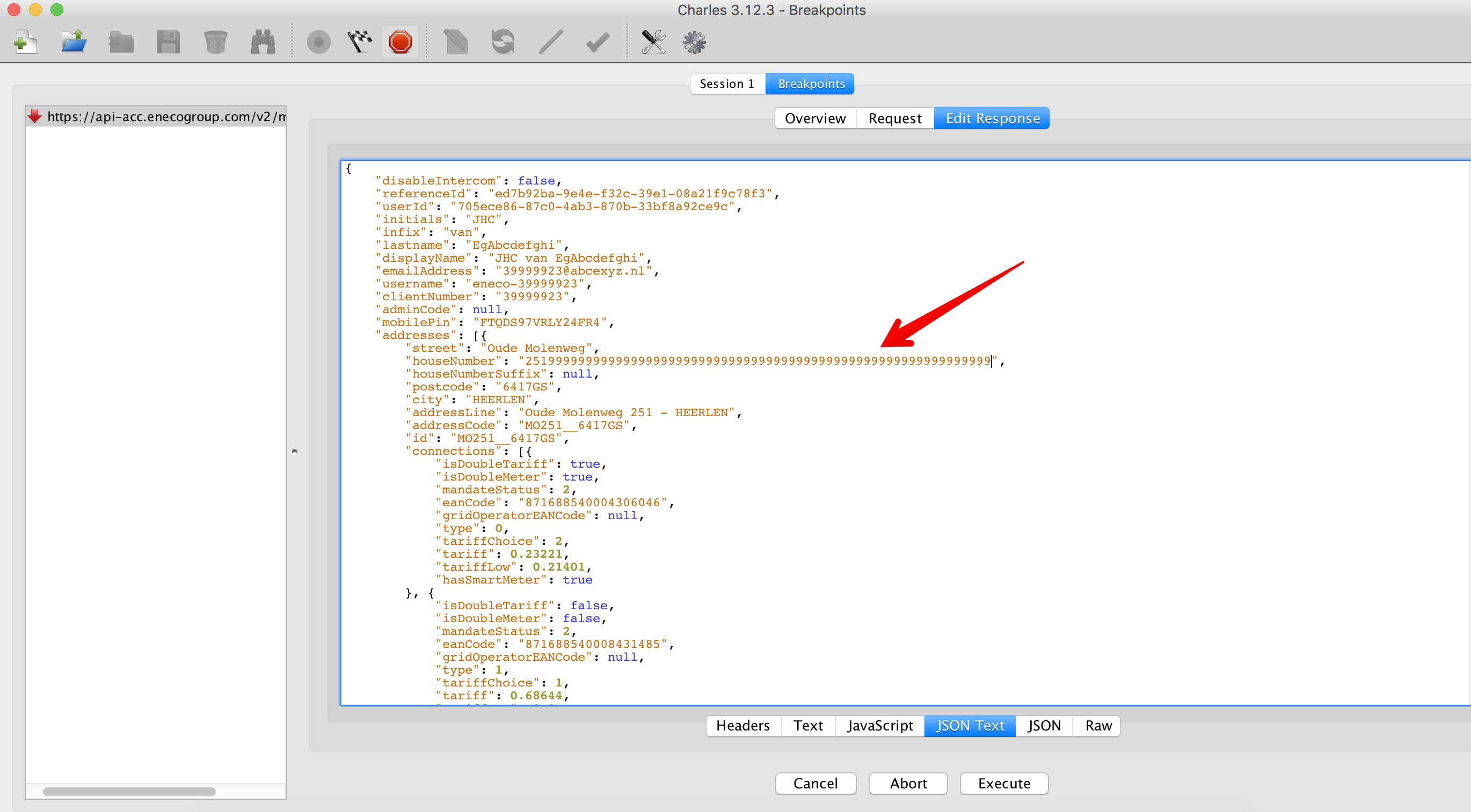 Debug breakpoints